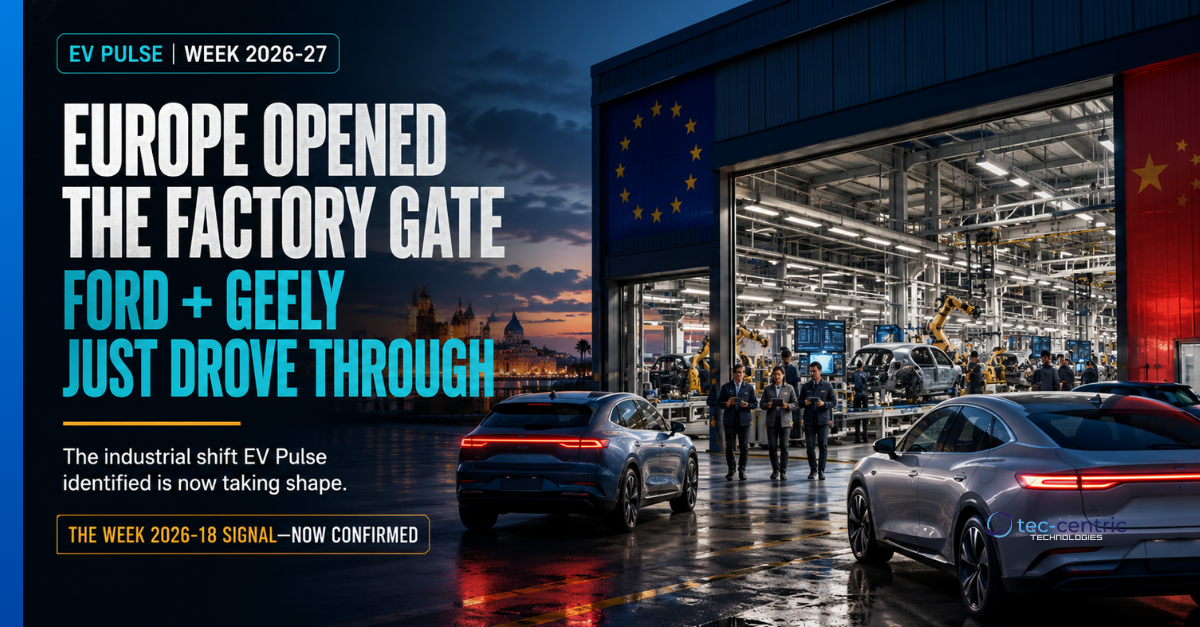 Europe Opened the Factory Gate. Ford and Geely Just Drove Through